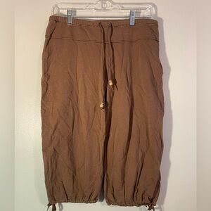 Vintage Hollister 90’s / Y2K Wide Leg Capri Lounge Pants, Size M